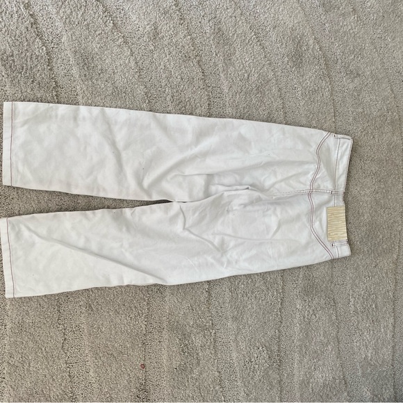 White high rise, wide leg jeans - Picture 2 of 4